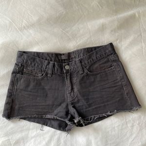 J Brand Jean Shorts, Dark Blue/Grey, Size 25